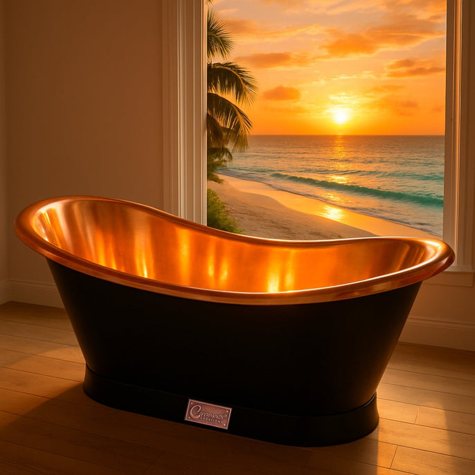 Copper Bathtubs: A Statement of Elegance and Wellness