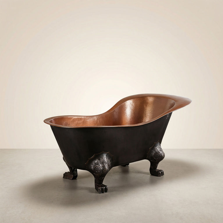 Clawfoot Copper Tub Chinese Style