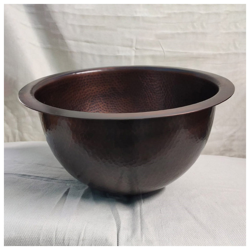 Copper Sink 14x8 Dark Antique