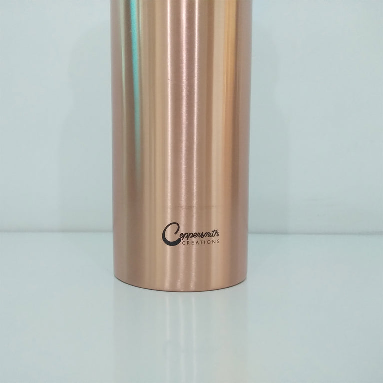 Copper Water Bottle Plain Matt Finish