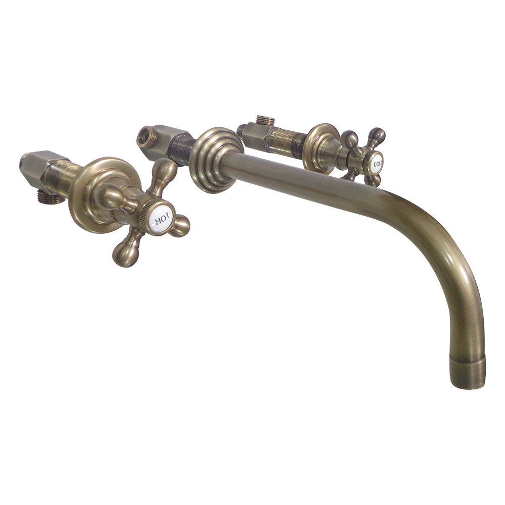 Dixon Brass Finish Wall Mount Faucet - Coppersmith Creations