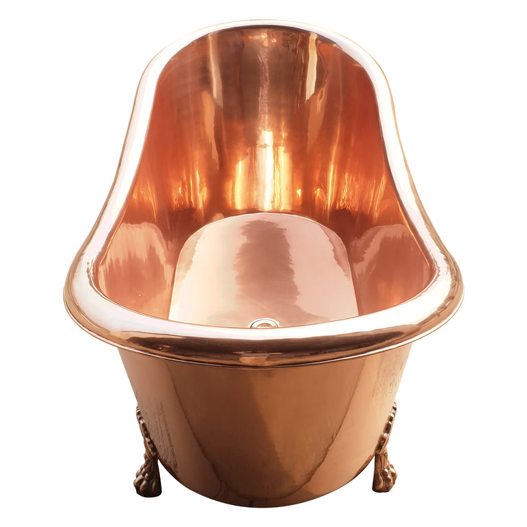 Copper Bathtub Clawfoot Full Copper