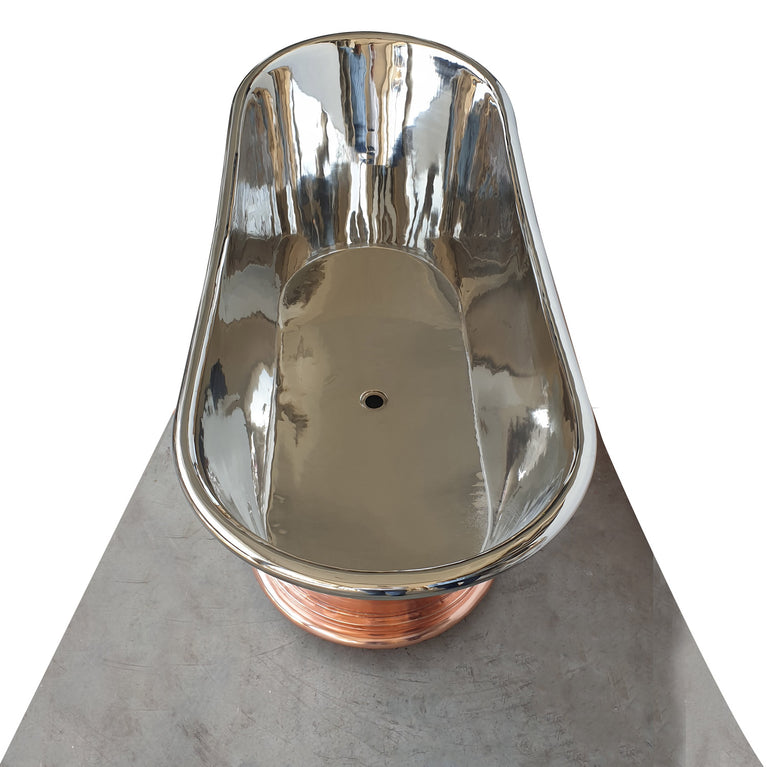 Copper Bathtub Nickel Inside Copper Outside