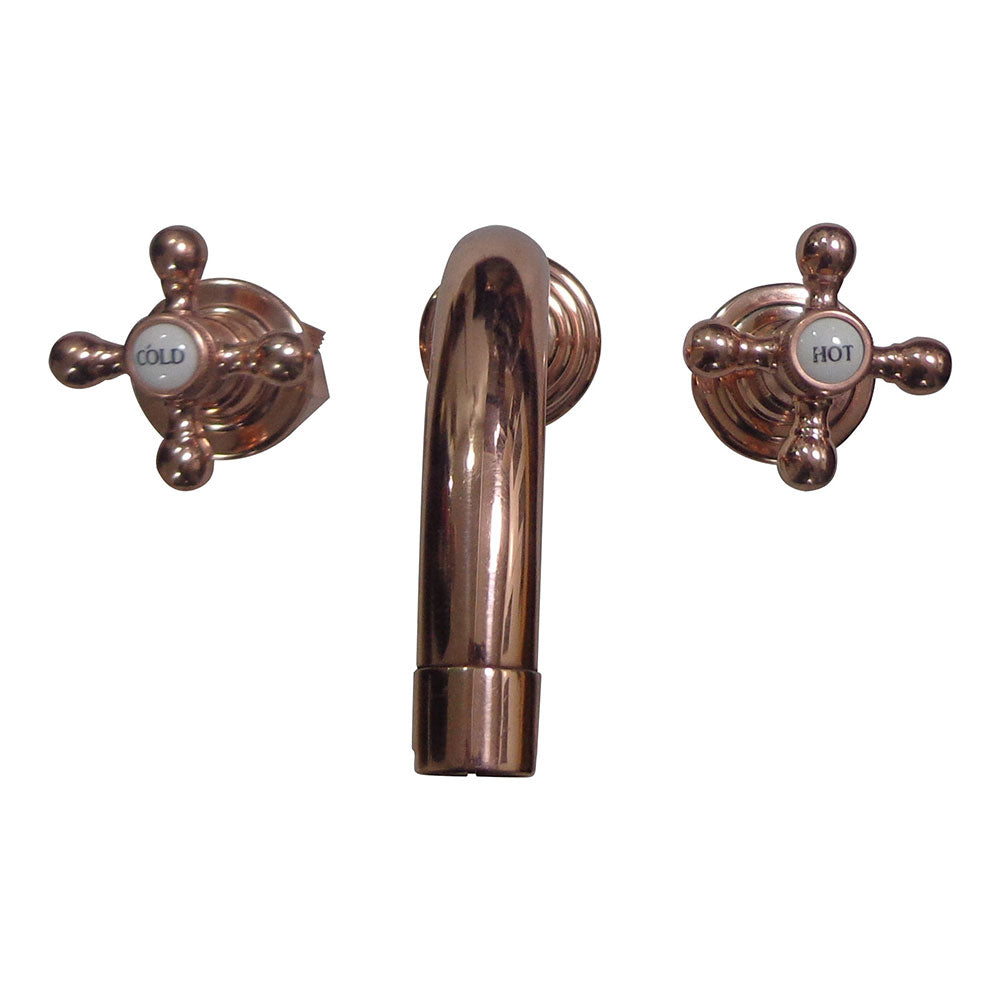 Dixon Copper Finish Wall Mount Faucet - Coppersmith Creations