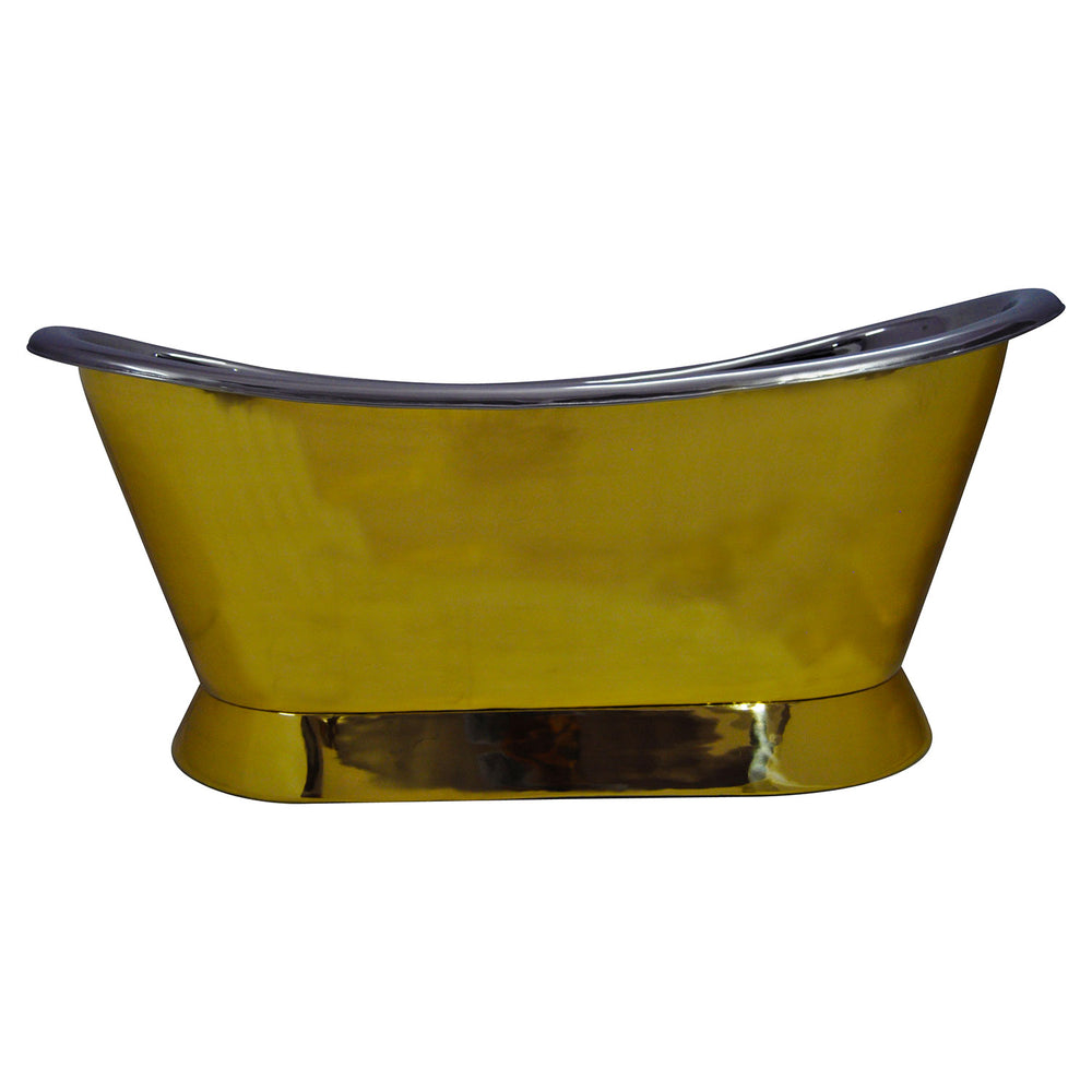 Pedestal Brass Bathtub Nickel Inside