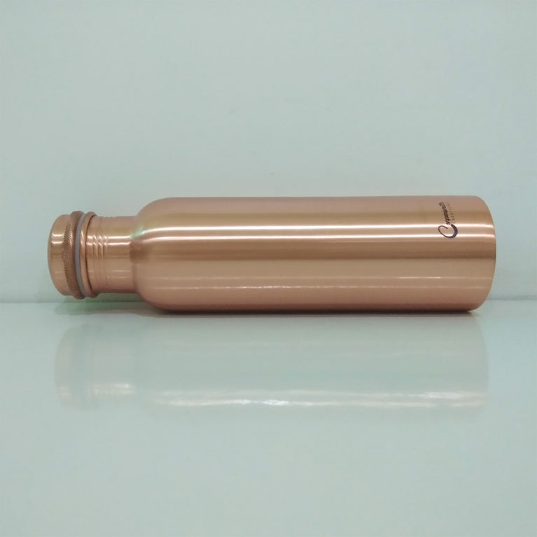 Copper Water Bottle Plain Matt Finish