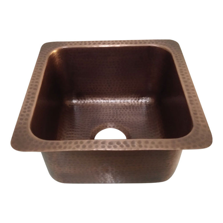 Square Copper Bar Sink
