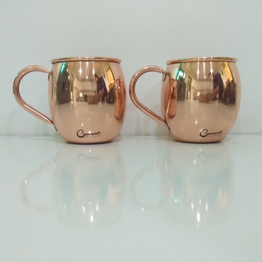 Copper Moscow Mule Mugs Plain