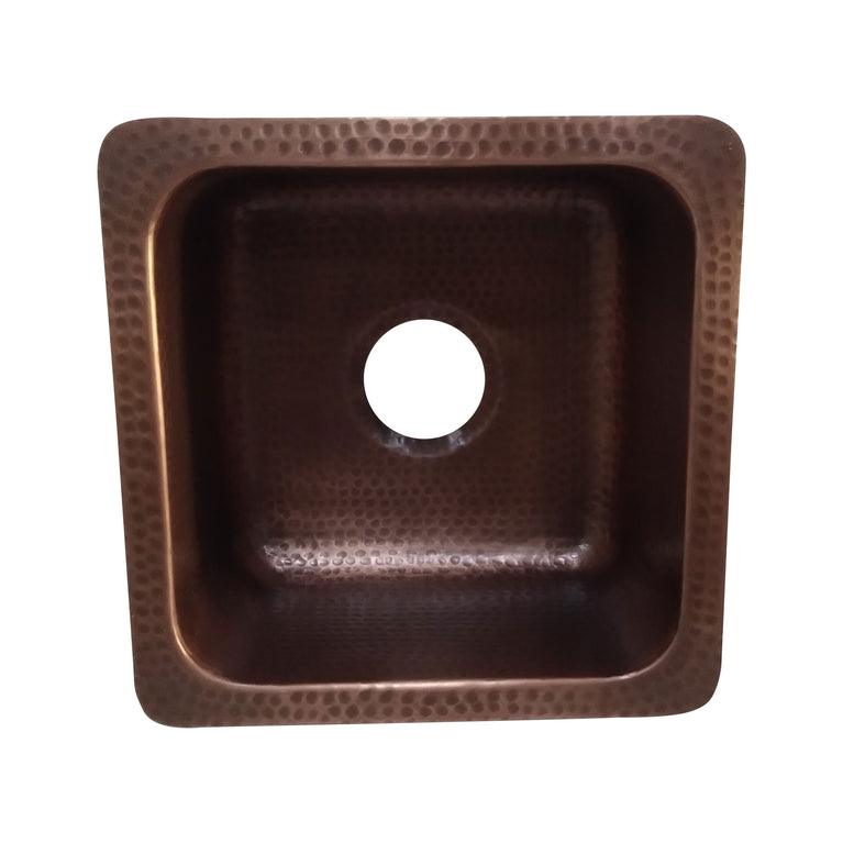 Square Copper Bar Sink
