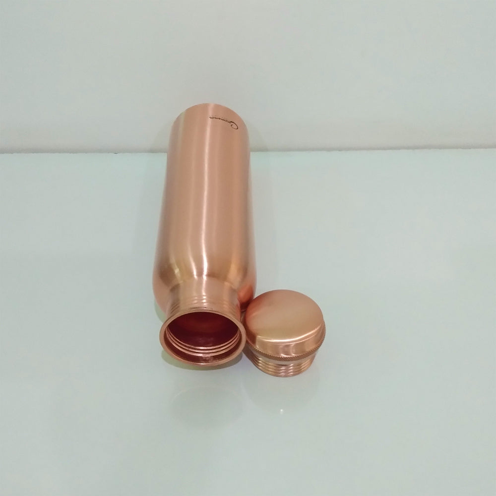 Copper Water Bottle Plain Matt Finish