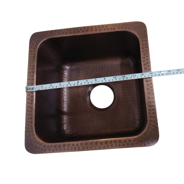 Square Copper Bar Sink