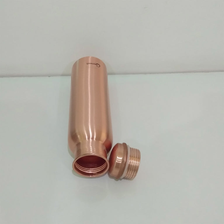 Copper Water Bottle Plain Matt Finish