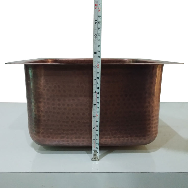 Square Copper Bar Sink