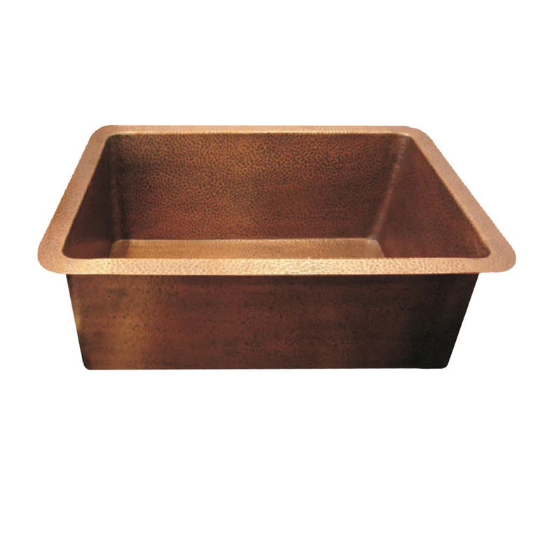Copper Kitchen Sink Single Wall Design