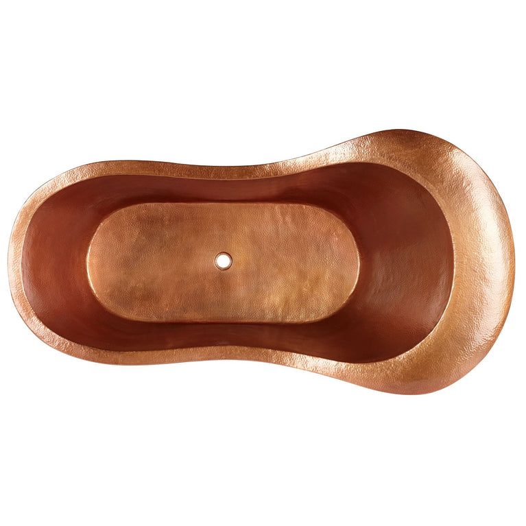 Clawfoot Copper Tub Chinese Style