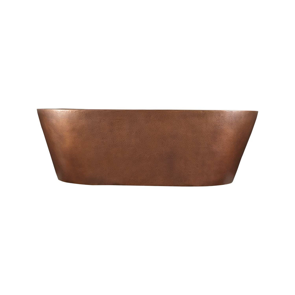 Hammered Double Wall Copper Bathtub - Coppersmith Creations