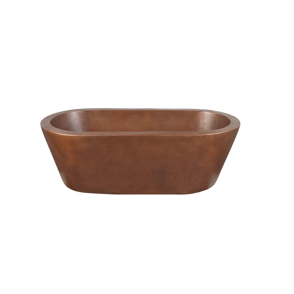 Hammered Double Wall Copper Bathtub - Coppersmith Creations