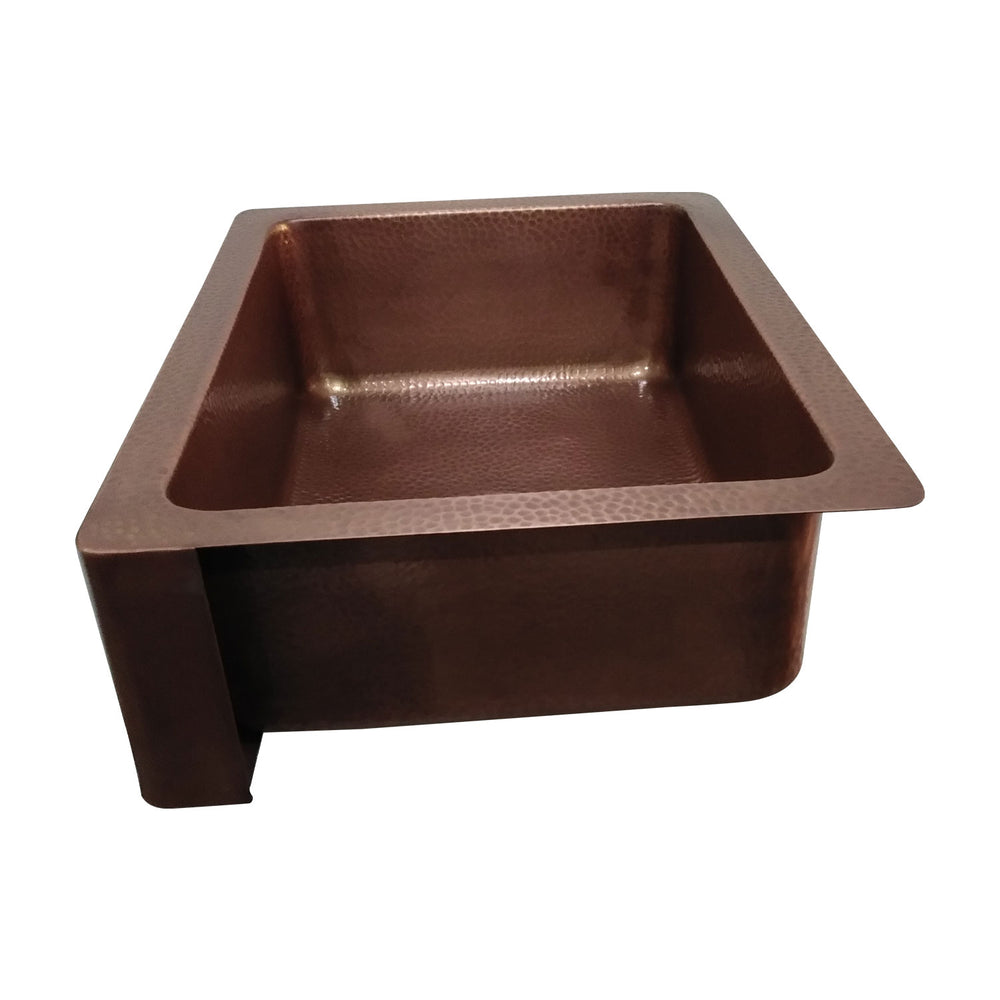 Copper Sink Vine Front Apron 23.50 x 17.50 x 8 inch