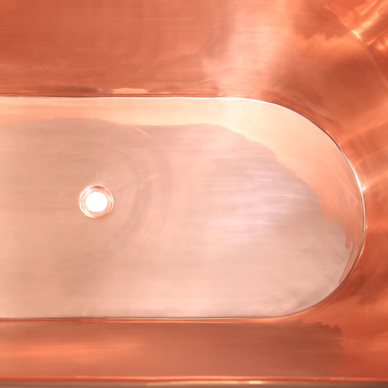 Roll Top Copper Bathtub