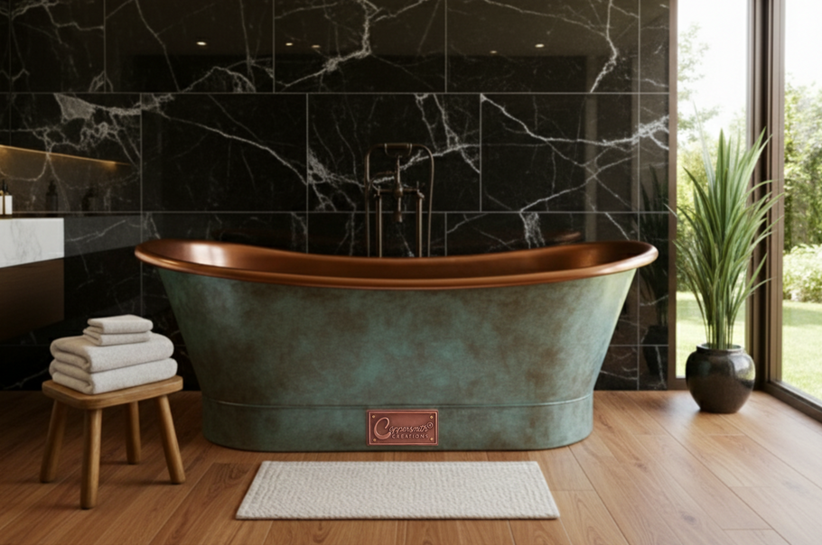 A Copper Bathtub: Where Comfort Meets Craftsmanship