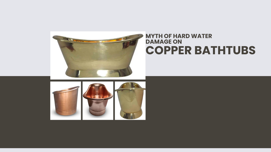 Unveiling Brilliance: Hard Water's Tryst with Timeless Copper Bathtubs