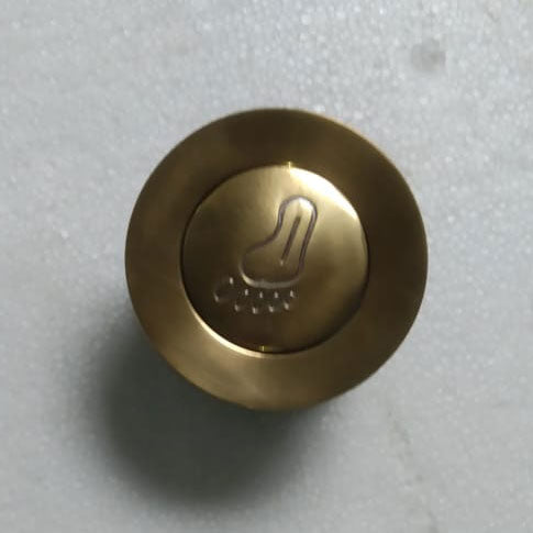 Brass Polished Brass Popup Waste for Bathtubs