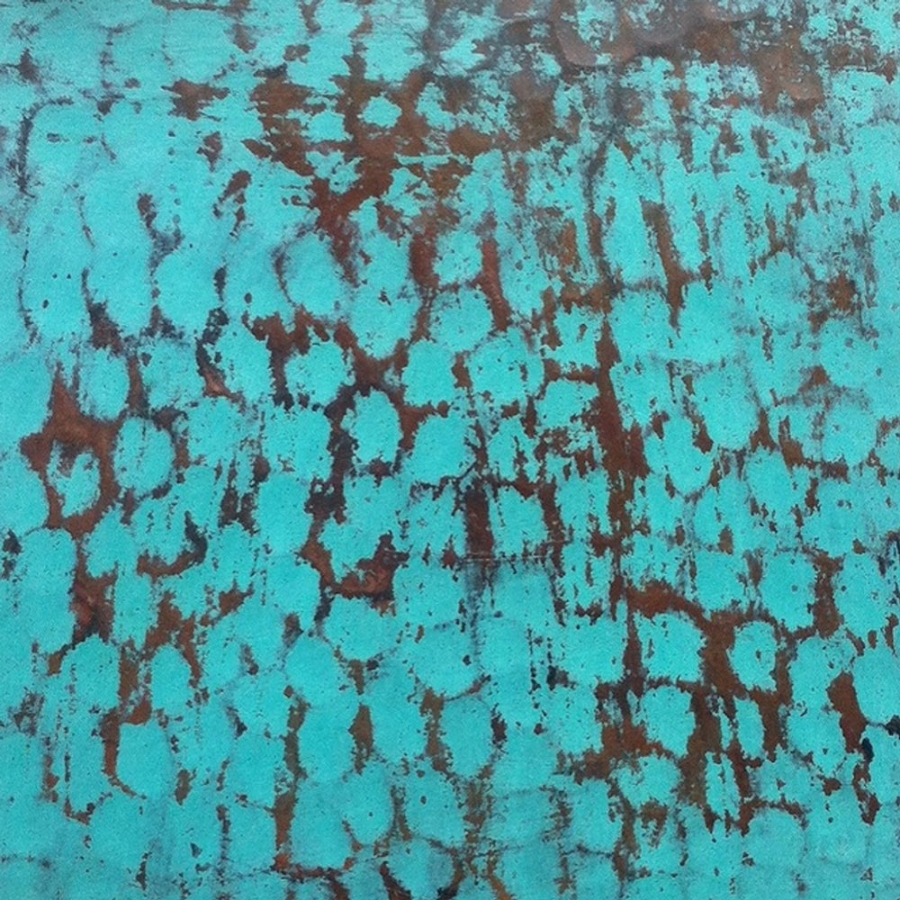 Clawfoot Copper Bathtub Verdigris Patina Exterior & Tin Interior Single Slipper