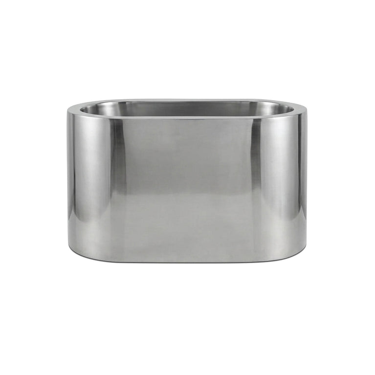 Double Wall Stainless Steel Bathtub with Built-In Dual Seats