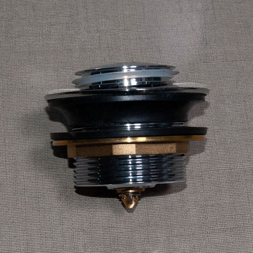 Nickel Finish Brass Popup Waste for Bathtubs