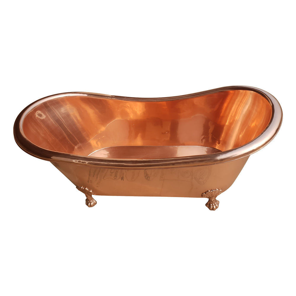 Copper Bathtub Clawfoot Full Copper