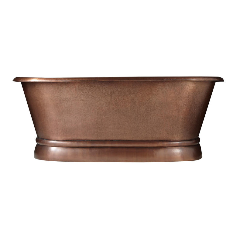 Pedestal Copper Bathtub - Coppersmith Creations