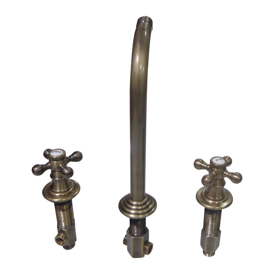 Dixon Brass Finish Wall Mount Faucet - Coppersmith Creations