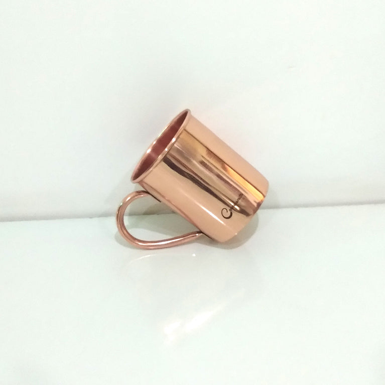 Cylindrical Copper Mugs Plain