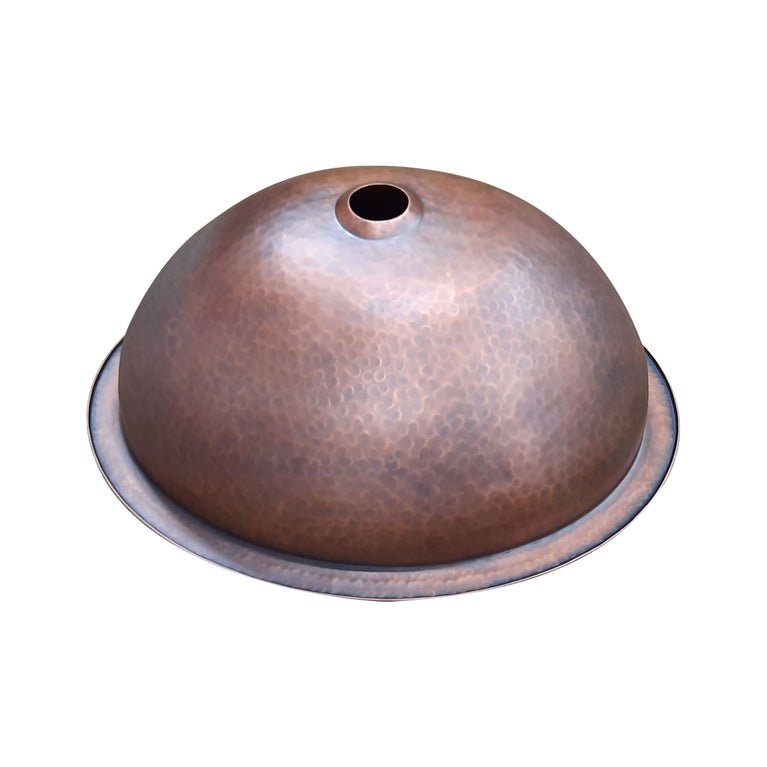 Oval Copper Sink 20 x 15.50 x 6 inch