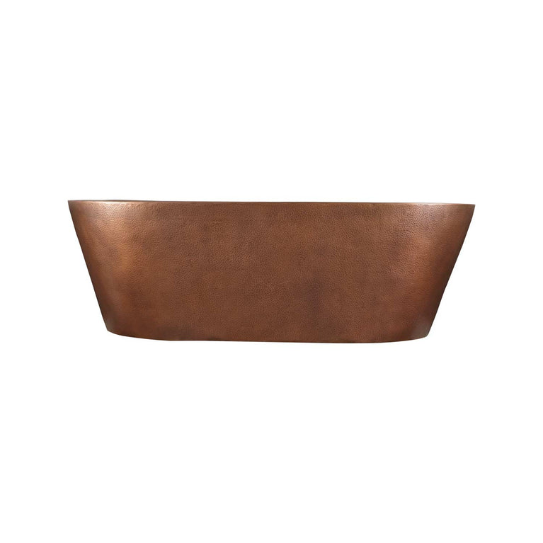Hammered Double Wall Copper Bathtub - Coppersmith Creations