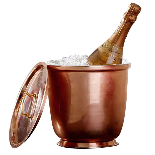 Copper Lidded Ice Bucket - Coppersmith Creations