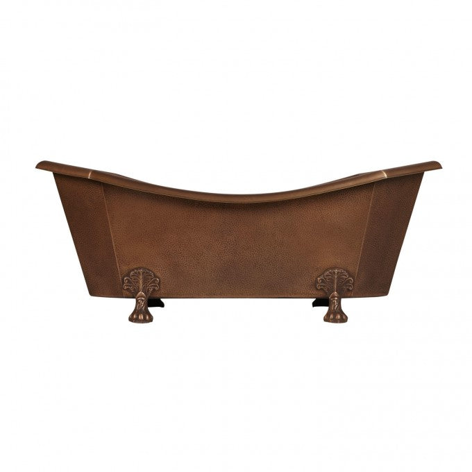 Copper Clawfoot Tub - Coppersmith Creations