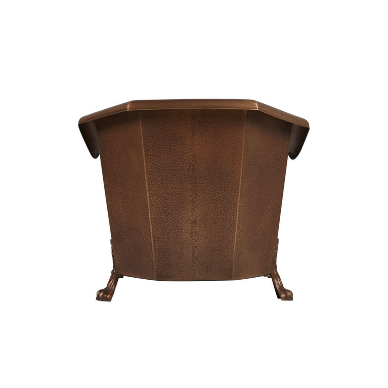 Copper Clawfoot Tub - Coppersmith Creations